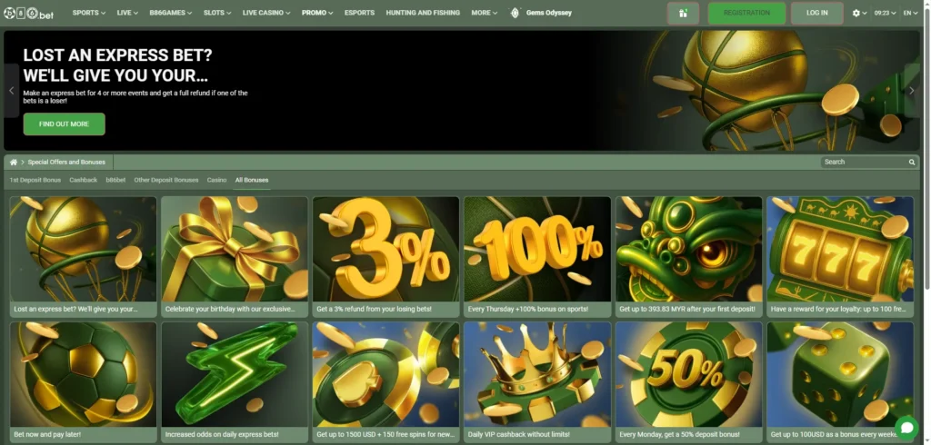 b86 Casino Bonuses and Promotions